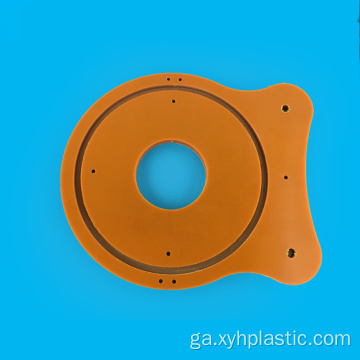 Páirteanna próiseála CNC gasket washer inslithe bakelite dubh